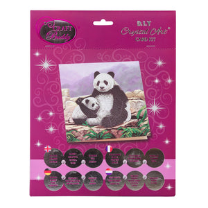 CCK-A44 "Panda" Crystal Art Card Kit