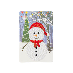 Christmas Snowman Mini Crystal Art Tester Kit