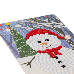 Christmas Snowman Mini Crystal Art Tester Kit