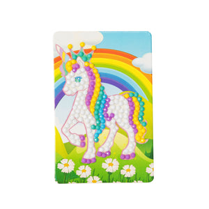 Unicorn Mini Crystal Card Kit