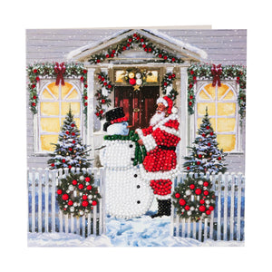 CCK-XM29: "Santa & Snowman" Crystal Card Kit