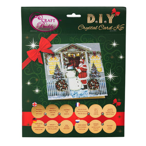 CCK-XM29: "Santa & Snowman" Crystal Card Kit