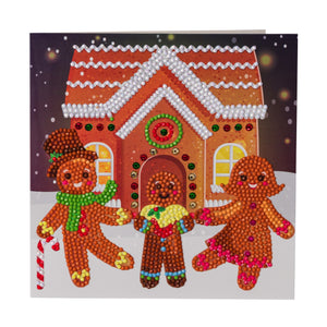 CCK-XM32: "Gingerbread Family" Crystal Art Card Kit