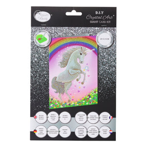 CCKXL-3 "Unicorn Rainbow" Giant Crystal Art Card Kit