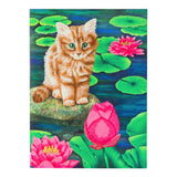 CCKXL-5 "Lily's Pond" Giant Crystal Art Card Kit