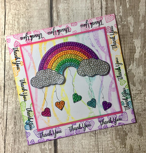 Craft Buddy Crystal Art Stamp Sets - Over The Rainbow - CCST11