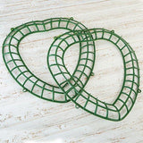 Forever Flowerz Jumbo Heart Wreaths - Set of 2 - FF-HWR2