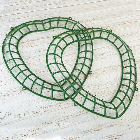 Forever Flowerz Jumbo Heart Wreaths - Set of 2 - FF-HWR2
