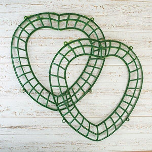 Forever Flowerz Jumbo Heart Wreaths - Set of 2 - FF-HWR2