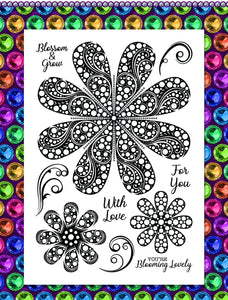 Gem It! Stamps - Floral Fancy
