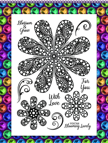 Gem It! Stamps - Floral Fancy