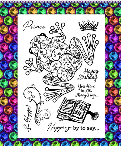 Gem It! Stamps - Friendly Frog