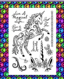 Gem It! Stamps - Sparkling Unicorn