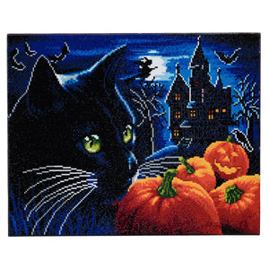 CAK-A49: "Halloween Night" Framed Crystal Art Kit, 40 x 50cm