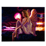 CAK-XLED8 "Angel Dusk" Framed LED Crystal Art Kit - 40 x 50