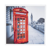 CAK-2020A: "London" Framed Crystal Art Kit, 20x20cm (SMALL)