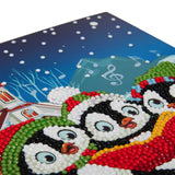 CCK-XM6: "Penguin Christmas Carols" Crystal Card Kit