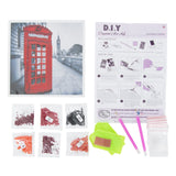 CAK-2020A: "London" Framed Crystal Art Kit, 20x20cm (SMALL)