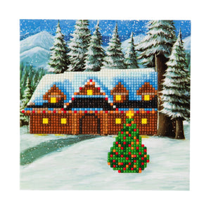 CCK-XM10: "Christmas Cottage" Crystal Card Kit