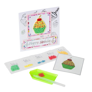 Cupcake -  “Christmas” Crystal Art Motifs – (With Tools)
