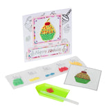 Cupcake -  “Christmas” Crystal Art Motifs – (With Tools)