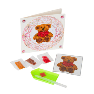 Teddy Bear -  “Christmas” Crystal Art Motifs – (With Tools)