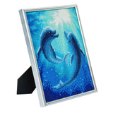 CAM-12: "Dolphin Dance" Crystal Art Picture Frame Kit, 21 x 25cm