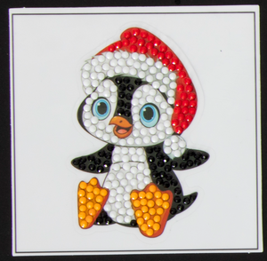 Santa Penguin -  “Christmas” Crystal Art Motifs – (With Tools)
