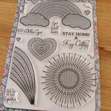 Craft Buddy Crystal Art Stamp Sets - Over The Rainbow - CCST11