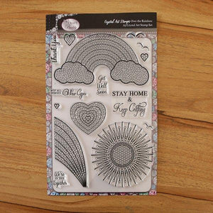 Craft Buddy Crystal Art Stamp Sets - Over The Rainbow - CCST11