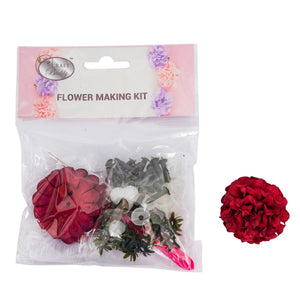 Flower Making Kit - Camellia - Burgundy - BB01BY