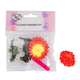 Flower Making Kit - Chrysanthemum - Yellow Orange - BB02YO