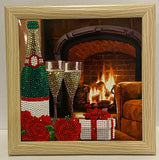 Crystal Art Card Frame - Wood Effect - CCKF18-3