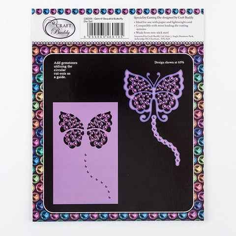Gem It - Beautiful Butterfly Die Set -2 Dies