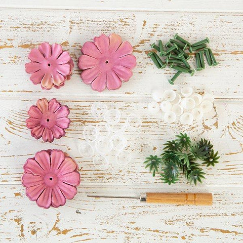 Flower Making Kit - Begonias - Mauve