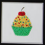 Cupcake -  “Christmas” Crystal Art Motifs – (With Tools)