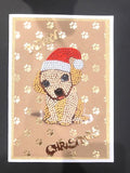 Animal Club International Puppy  - "Christmas" Crystal Art Motifs (With Tools) - CAMK-46