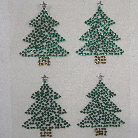 4 x 50mm Christmas Tree Gems (XM02)