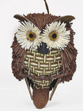 Large Handmade 15cm Wicker Owl on Branch