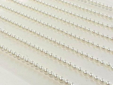 3mm Pearl Strips Self Adhesive Gems