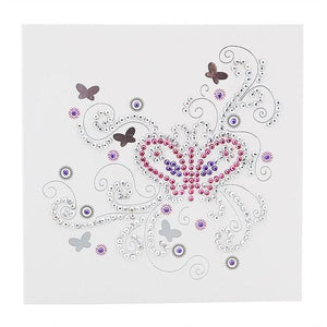 BE. Butterfly Crystal Card Kit