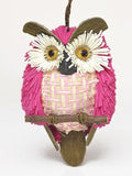 Large Handmade 15cm Wicker Owl on Branch