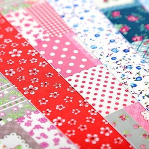 16 Self Adhesive A4 Patchwork Fabric Sheets