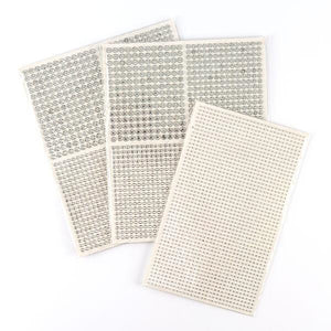 Set of 4084 Self Adhesive Clear Gems in Mixed Sizes