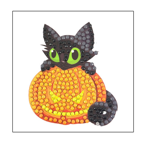 Halloween Kitty - "Everyday" Crystal Art Motifs (With Tools)