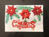 Merry Christmas - "Christmas" Crystal Art Motifs (With Tools) - CAMK-40