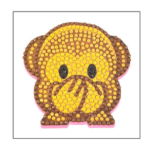Monkey - "Everyday" Crystal Art Motifs (With Tools)