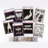 Gem It Collection - INC 16 Dies, 24 Stamps & 10 Packs of Gems