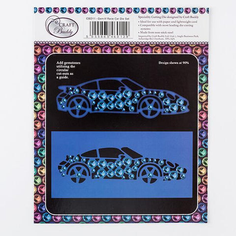 Gem It! Race Car Die Set -2 Dies