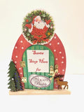 Santa Wreath   - "Christmas" Crystal Art Motifs (With Tools) - CAMK-49